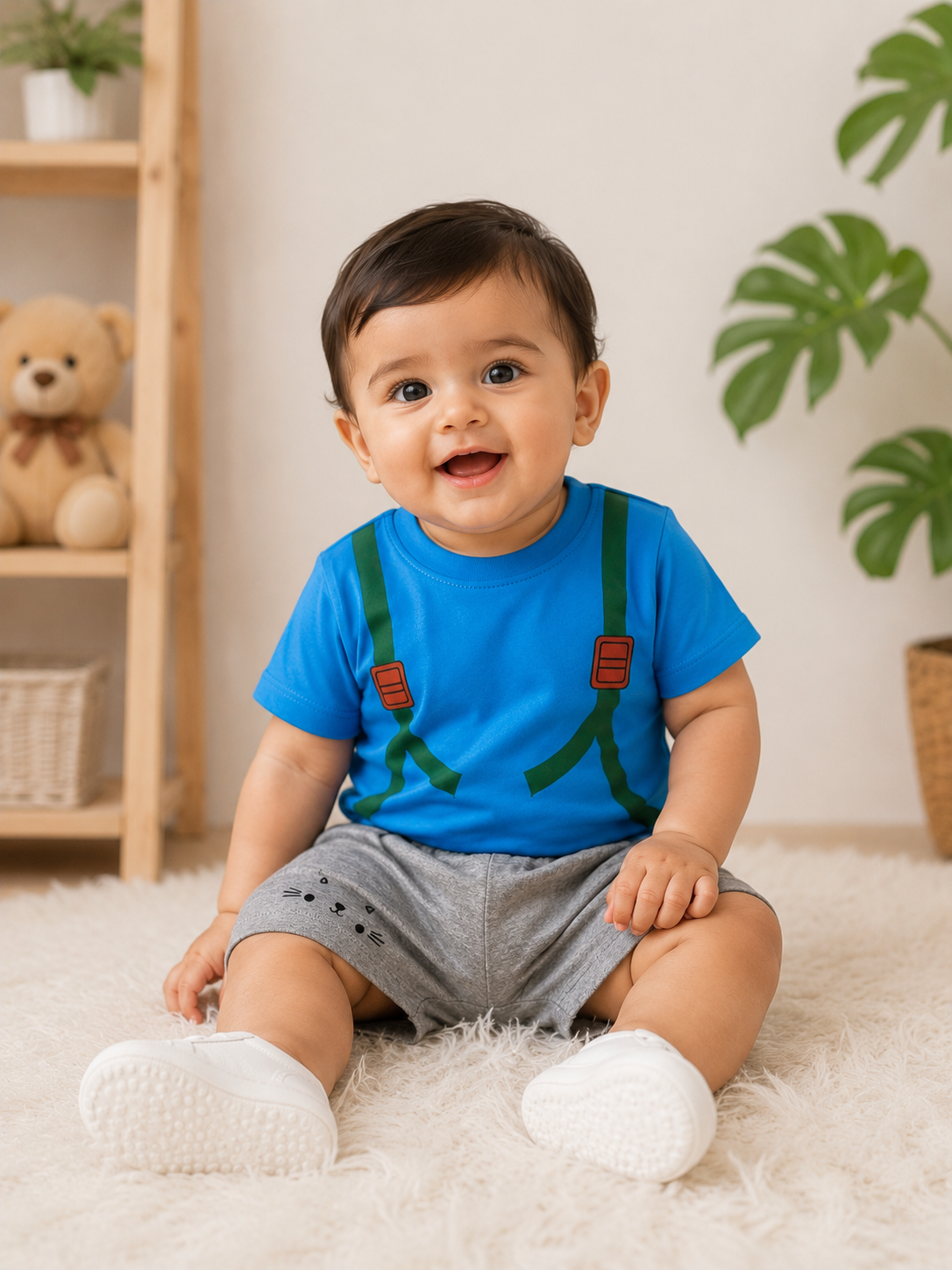 muslin short set