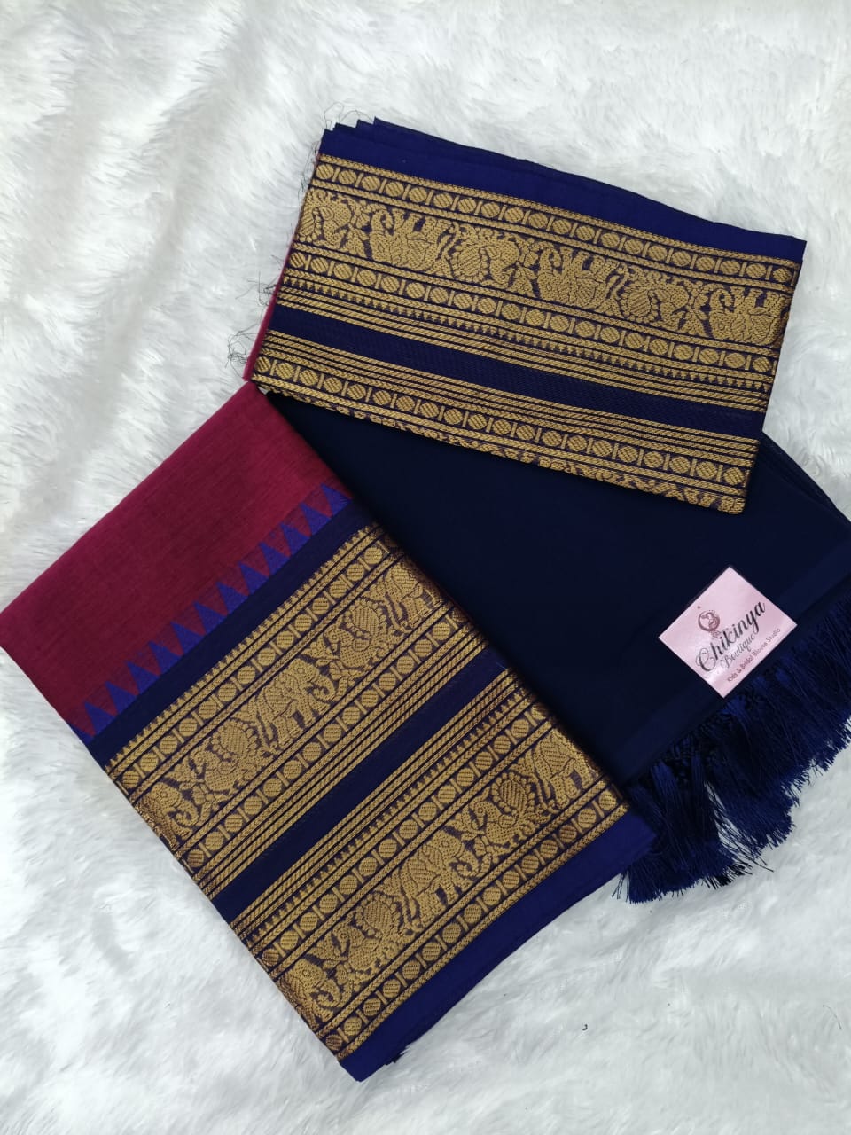 Kanchi cotton Half saree Material