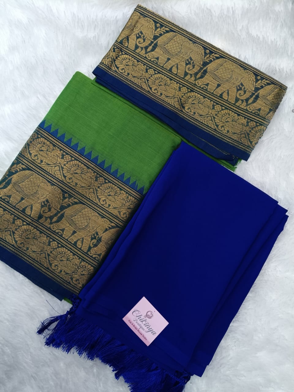 Kanchi cotton Half saree Material