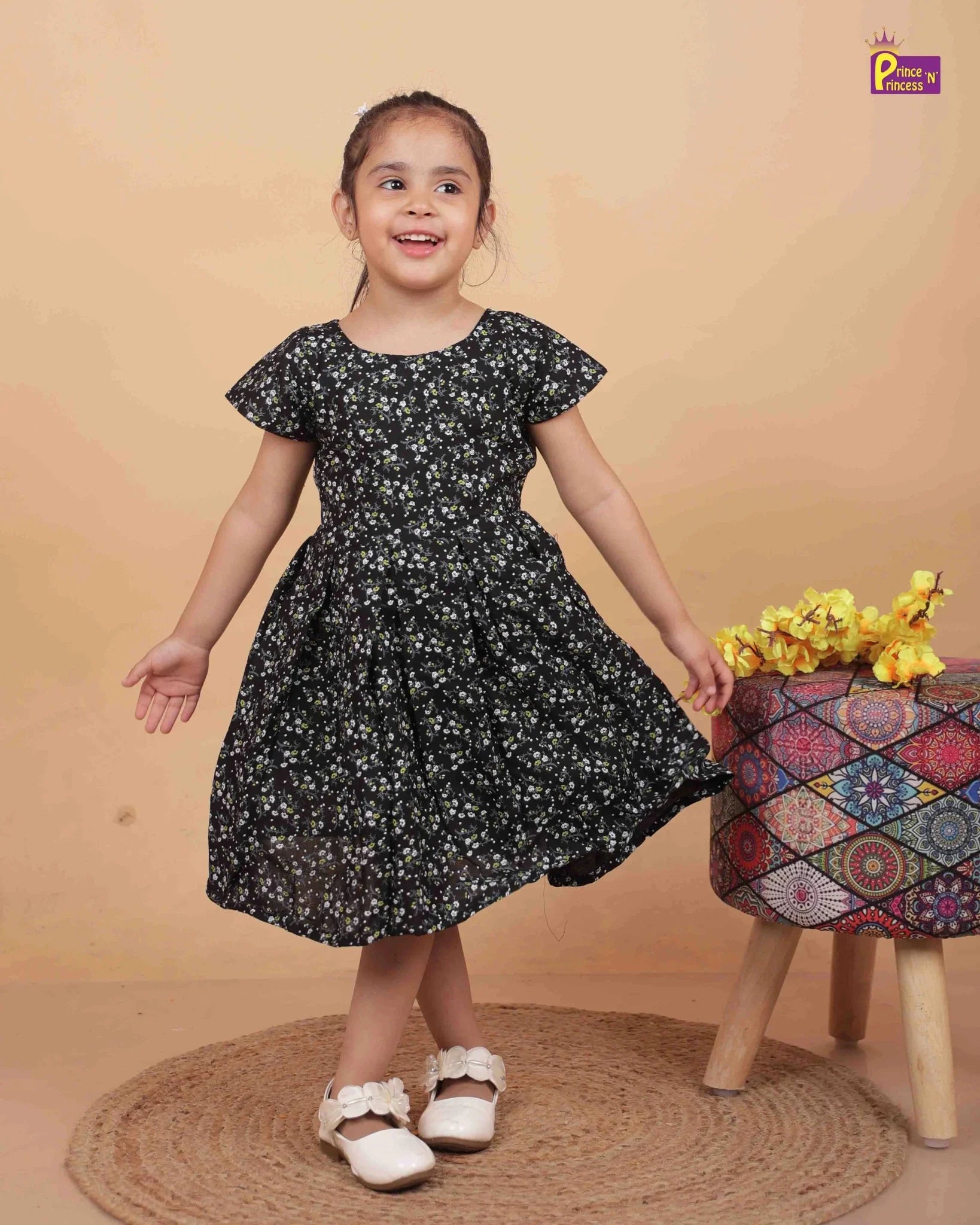 Kids Cotton Frock – Playful Comfort